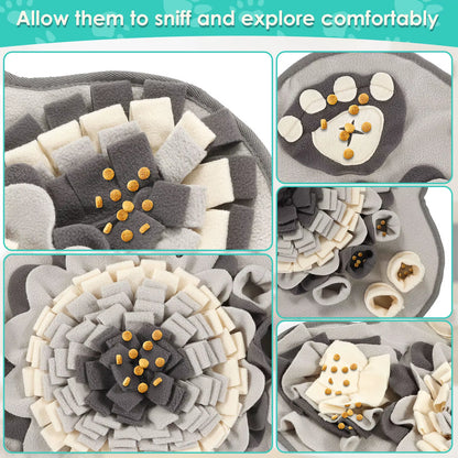 Dog Snuffle Mat Pet Toys Interactive Training Sniff Natural Feeding Mat Squeaker Dog Treat Relieve Pressure Snuffle Toys