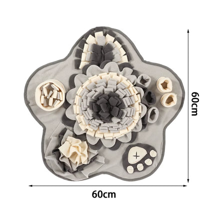 Dog Snuffle Mat Pet Toys Interactive Training Sniff Natural Feeding Mat Squeaker Dog Treat Relieve Pressure Snuffle Toys