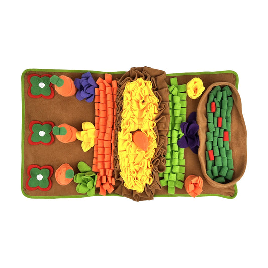 Pet Dog Sniffing Pad Slow Food Training Indoor and Outdoor Activity Toy Soft Pole Wool Fleece to Relieve Stuffy Foraging Pads